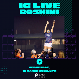 Rewatch our IG Live with Roshini Turner